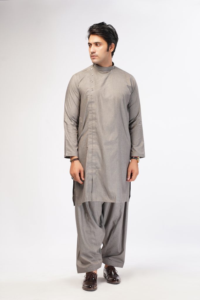 Dusty Grey Kameez Shalwar-04-02