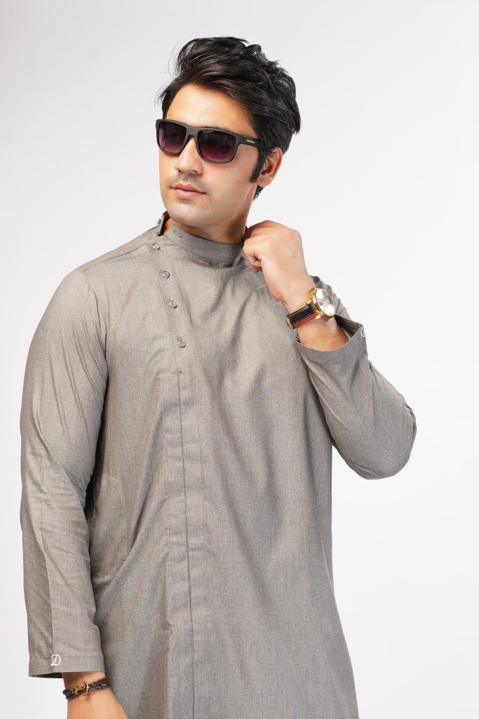 Dusty Grey Kameez Shalwar-04-03
